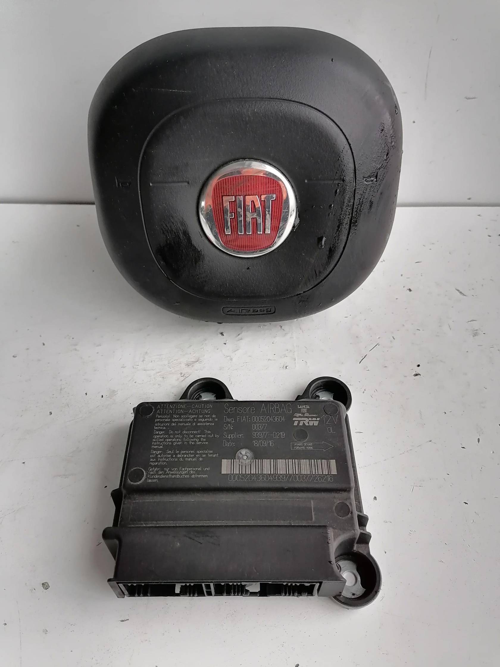 Dispositivo airbag lato guida